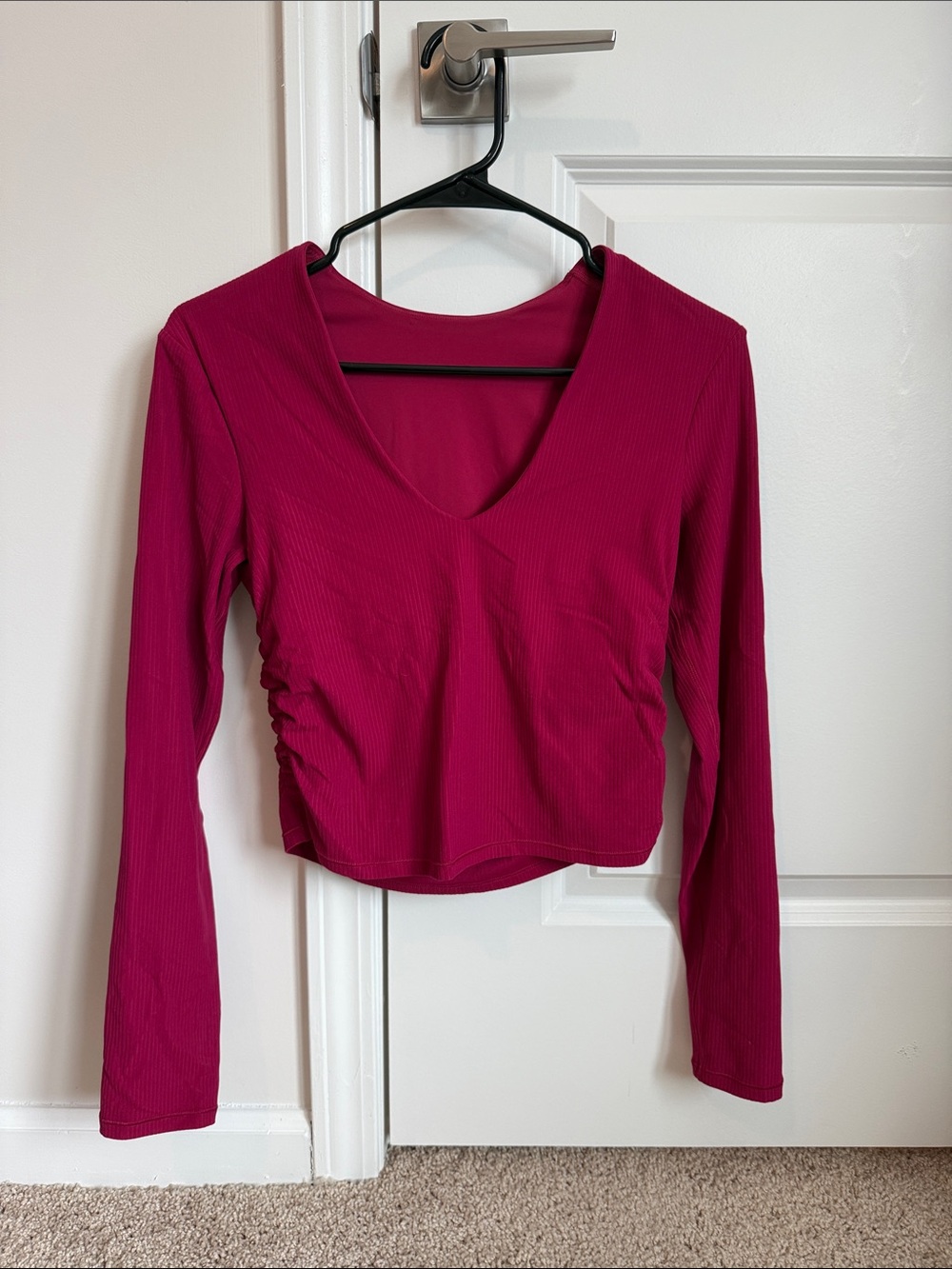 lululemon athletica All It Takes Ribbed Nulu V-Neck Long Sleeve
